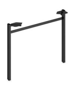 HON Mod Collection Worksurface 30inW U-leg Support - 30in - Finish: Black