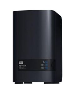 Western Digital My Cloud EX2 Ultra Network Attached Storage Server, Marvekk ARMADA 385 Dual-Core, 16TB HDD, WDBVBZ0160JCH-NESN