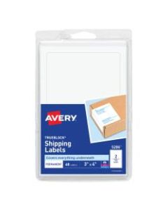 Avery Inkjet/Laser Labels, 5286, Multipurpose, 3in x 4in, Removable, White, Pack Of 40