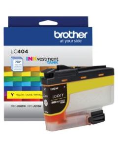 Brother LC404Y Genuine Yellow INKvestment Tank Ink Cartridge