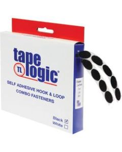 Tape Logic Sticky Back Combo Pack Hook and Loop Dots, 3/4in, Black, Set of 200 Dots