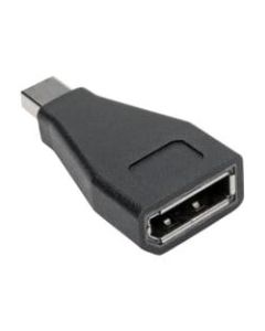 Tripp Lite Keyspan Mini DisplayPort to DisplayPort Compact Adapter and Video Converter (M/F), 1920 x 1200 (1080p) @ 60 Hz - DisplayPort adapter - DisplayPort (F) to Mini DisplayPort (M) - molded - black