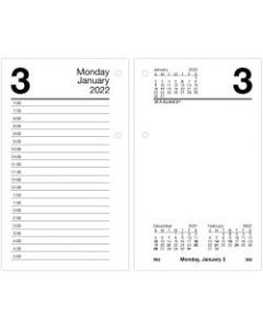 AT-A-GLANCE Daily Loose-Leaf Desk Calendar Refill, 3-1/2in x 6in, January To December 2022, E717R50