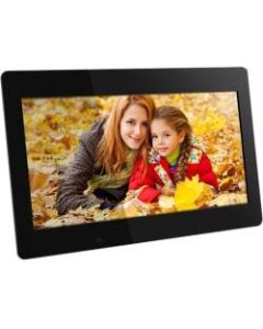 Aluratek ADMPF118F 18.5in Digital Photo Frame, 18.75inH x 1.25inW x 12.75inD, Black