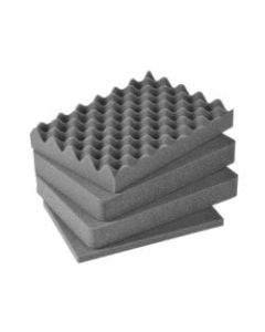 Pelican iM2100 Storm Case Replacement Foam Inserts, 6in x 13in, Gray, Set Of 4 Inserts