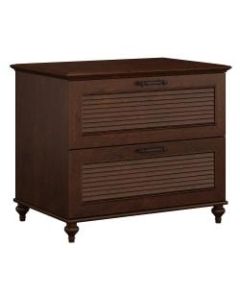 kathy ireland Home by Bush Business Furniture Volcano Dusk 34inW Lateral 2-Drawer File Cabinet, Coastal Cherry, Standard Delivery