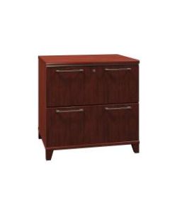 Bush Business Furniture Enterprise 30inW Lateral 2-Drawer File Cabinet, Harvest Cherry, Standard Delivery