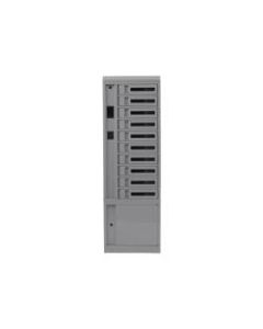 Bretford TechGuard Connect - Cabinet unit (charge only) - for 10 notebooks/tablets/cellular phones - lockable - steel - platinum