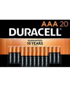Duracell Coppertop AAA Alkaline Batteries, Pack Of 20