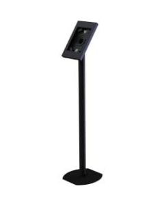 Peerless-AV Kiosk Floor Stand For iPad Tablets - Up to 10in Screen Support - 5.07 lb Load Capacity - 49.5in Height x 11.5in Width x 16.2in Depth - Powder Coated - Black