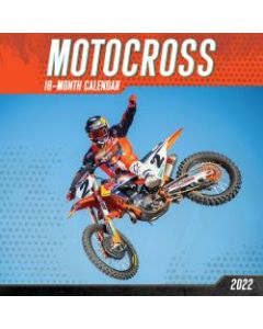 Willow Creek Press Hobbies Monthly Wall Calendar, 12in x 12in, Motocross, January To December 2022