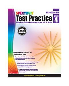 Spectrum Test Practice Workbook, Grade 4