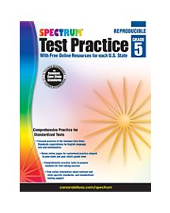 Spectrum Test Practice Workbook, Grade 5