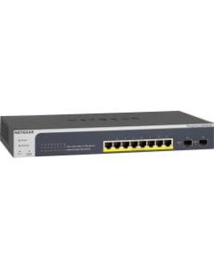 Netgear ProSAFE 8-Port PoE+ Gigabit Smart Managed Switch with 2 SFP Ports (GS510TLP) - 8 Ports - Manageable - Gigabit Ethernet - 1000Base-X - 3 Layer Supported - Modular - 2 SFP Slots - Power Supply - 101 W Power Consumption