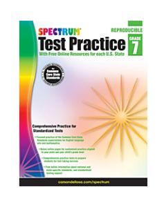 Spectrum Test Practice Workbook, Grade 7