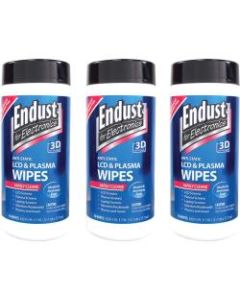 Endust 11506 LCD & Plasma Screen Cleaner Pop-Up Wipe - For PDA, Optical Media, Copier, Desktop Computer, Keyboard, Display Screen, Telephone, Fax Machine, Mobile Phone, Audio Equipment, Gaming Console, .. - 3 Pack