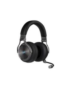 Corsair VIRTUOSO RGB Wireless SE High-Fidelity Gaming Headset - Gunmetal - Stereo - Mini-phone (3.5mm) - Wired/Wireless - 60 ft - 32 Ohm - 20 Hz - 40 kHz - Over-the-head - Binaural - Circumaural - 4.92 ft Cable - Omni-directional Microphone - Gunmetal