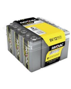 Rayovac Ultra Pro Alkaline 9 Volt Batteries 12-Pack - For Multipurpose - 9V - 9 V DC - 144 / Carton