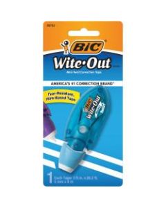 BIC Wite-Out Multipurpose Correction Tape, Single Line, 26.20ft, White