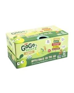 Materne GoGo Squeez Organic Applesauce On-The-Go Variety Pack, 3.2 Oz, Pack Of 20 Pouches