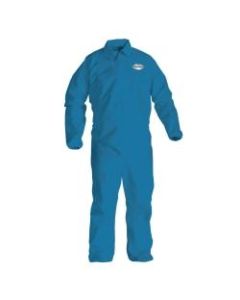Kimberly-Clark Professional KleenGuard A20 Microforce Particle Protection Coveralls, 2X, Denim Blue, Pack Of 24 Coveralls