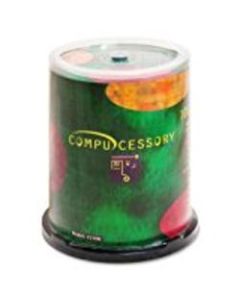 Compucessory CD Recordable Media - CD-R - 52x - 700 MB - 100 Pack Spindle - 120mm - 1.33 Hour Maximum Recording Time