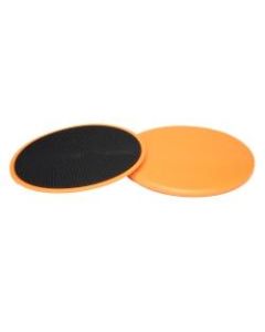 Mind Reader Fitness Glider Discs, Orange, Set Of 2 Discs