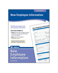 Adams New Employee Information Forms