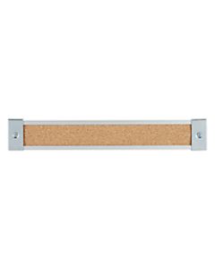 Quartet Natural Cork Bulletin Bar, 2in x 124in, White