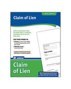 Adams Claim of Lien
