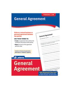 Adams General Agreement