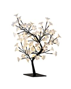 Simple Designs LED Cherry Blossom Decorative Lighted Tree with Black Base