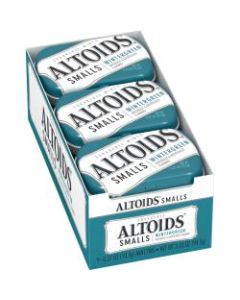 Altoids Curiously Strong Mints, Sugar-Free Wintergreen, 0.33 Oz, Pack Of 9 Tins