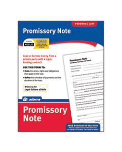 Adams Promissory Note