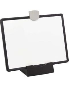 Tripp Lite Magnetic Dry-Erase Whiteboard with Stand & 3 Markers Black Frame - 11.5in (1 ft) Width x 8.5in (0.7 ft) Height - White Surface - Black Frame - Rectangle - Horizontal/Vertical - Desktop, Mount