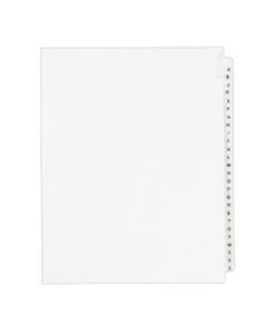 Avery 20% Recycled Avery-Style Standard Collated Legal Index Exhibit Dividers, Side-Tab, A-Z, 8 1/2in x 11in