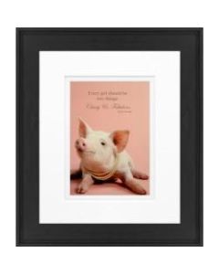 Timeless Frames Alexis Framed Animal Artwork, 8in x 10in, Black, Pretty In Pink