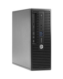 HP ProDesk 400G3 Refurbished Desktop PC, Intel Core i5, 16GB Memory, 256GB Solid State Drive, Windows 10, RF610575