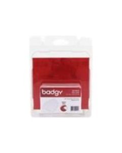 Badgy - Polyvinyl chloride (PVC) - 20 mil - white - 100 card(s) cards - for Badgy 100, 200, 1st Generation