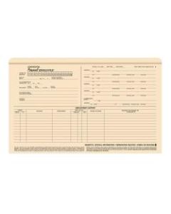 ComplyRight Envelo-File Confidential Personnel Folders, 9 1/2in x 15in, Manila, Pack Of 25