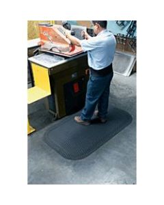 Hog Heaven Floor Mat, 5/8in Thick, 3ft x 12ft, Black