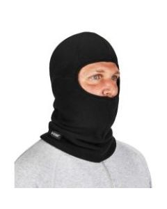 Ergodyne N-Ferno 6893Z Zippered Balaclava Face Masks, One Size, Black, Pack Of 6 Masks