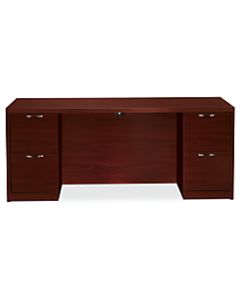 HON Valido Kneespace Credenza, Mahogany