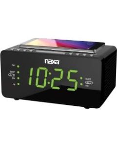 Naxa NRC-191 Desktop Clock Radio - Stereo - 2 x Alarm - FM - USB