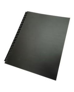 GBC 100% Recycled Poly Binding Covers, 8 1/2in x 11in, Black, Pack Of 25