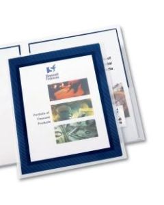 Avery Flexi-View 2-Pocket Folders, Navy, Pack Of 2
