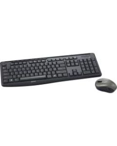 Verbatim Silent USB Wireless Mouse and Keyboard, Black