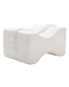 Mind Reader Orthopedic Foam Knee Pillow, 5-3/4inH x 8inW x 10inD, White