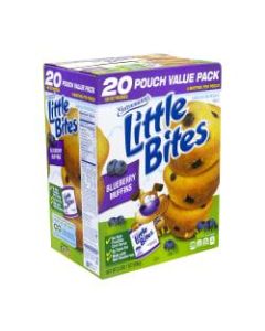 Entenmanns Little Bites Blueberry Muffins, 33 Oz, Pack Of 20 Pouches