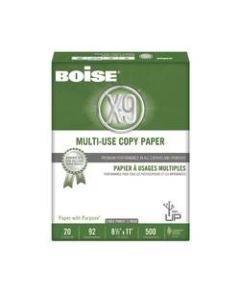 Boise X-9 3-Hole Punched Multi-Use Copy Paper, Letter Size (8 1/2in x 11in), 92 (U.S.) Brightness, 20 Lb, White, Ream Of 500 Sheets